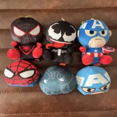 MARVEL ぬいぐるみ マスコットセット