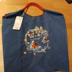 D.kelly 刺繍トートバック Mサイズ DK-BC-508 バタフライ 蝶々