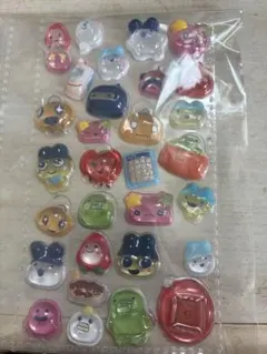 たまごっち　ボンボンドロップシール　まめっち/くちぱっち/めめっち/ふらわっち