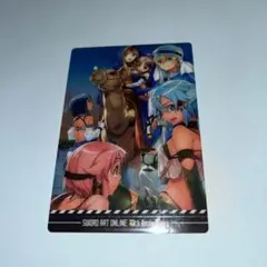 ソードアートオンラインカード　アリス&シリカ&シノン&ユージオ&リズベット&サチ
