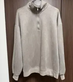 長袖カットソー チャック付き