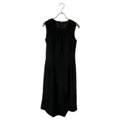 アツロウタヤマ　ノースリーブウールスソフリルワンピース