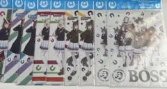 ウマ娘 ✖ BOSS プリティーダービー クリアファイル 全 ５種 9 枚セット