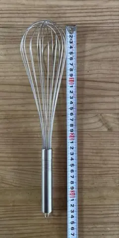 SUNCRAFT 泡立て器 手動 全長34㎝ ワイヤー部分22㎝のサムネイル