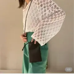 nugu ミニバッグ darkbrown