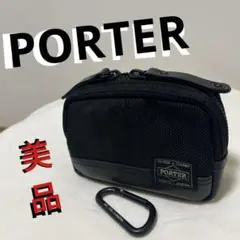 極美品！PORTER HEAT ポーター ヒート ポーチ 吉田カバン 黒のサムネイル