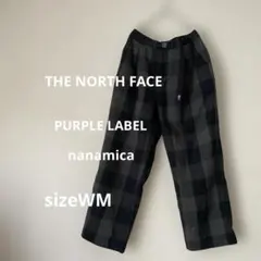 ノースフェイス ナナミカ パープルレーベル パンツ レディース チェック ウール