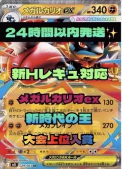 新Hレギュ対応✨24時間以内発送✨メガルカリオex 構築済みデッキ　大会上位入賞