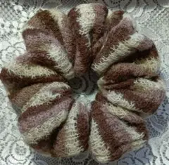 シュシュ(モヘアニット)⭐ハンドメイド