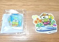 はぴだんぶい　けろけろけろっぴ アクリルスタンド ステッカー JR東海