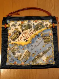 La Côte d'Azur プリント トートバッグのサムネイル