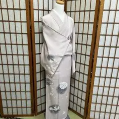 ⭐ひとぞう⭐訪問着　付け下げ　反物　正絹　着物　ベージュ 訪問着