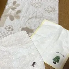 ミッフィーハンドタオル・他タオルハンカチ3点セット