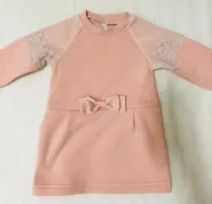 après les cours ピンク 長袖ワンピース