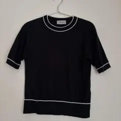 BORDERS at BALCONY 半袖サマーニット パール付き 38 - メルカリ
