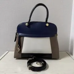 【美品】FURLA フルラ パイパーM 2way トートバッグ ショルダーバッグ