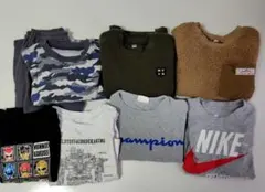 まとめ売り 子供服 長袖 パジャマ 7枚 110サイズ 遊び着 保育園