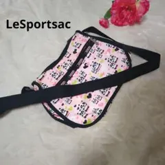 【入手困難☆かわいい☆LeSportsac】パンダ　ショルダーバッグ
