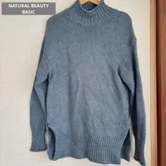 海外古着✨NATURAL BEAUTY BASIC タートルネックニットセーター
