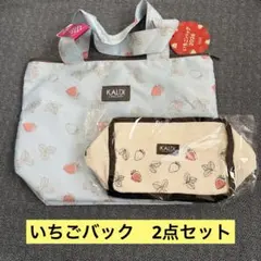 【新品・未使用】カルディ　いちごバッグ　2026 トートバッグ 保冷バッグ