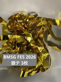 BMSG FES 2026 銀テープ 限定 レア