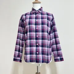 THE NORTH FACE チェックシャツ ピンク ネイビー カジュアル 長袖のサムネイル