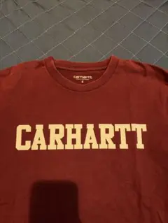 Carhartt WIP ロゴ Tシャツ バーガンディ Sサイズのサムネイル