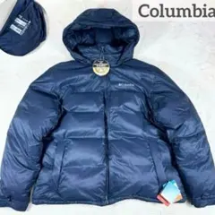 極美品✨ コロンビア 収納袋付 ダウンジャケット オムニヒート 超軽量 XL