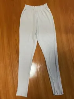 スリット レギンス カジュアルパンツ ストレート