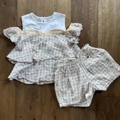 BeBe Petits セットアップ　キッズ　半袖　110