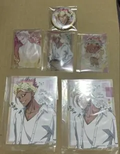 ブルーロック flower crown ブロマイド2.クリカ3 缶バ 士道龍聖