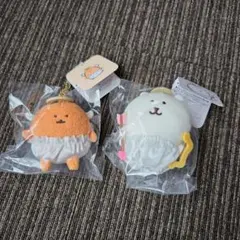 ナガノキャラクターズふわぱたエンジェルマスコット（もぐらコロッケ・くま）