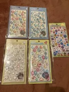 み*み様 【シール5セットまとめ売り】しずくちゃん　ぷっくり