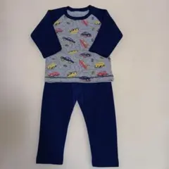 車柄ベビーパジャマ