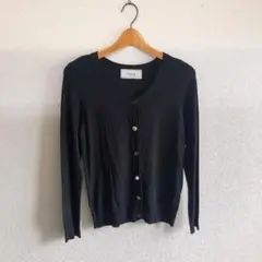 PAGEBOY♡丸襟カーディガン♡ブラックF♡秋冬コーデ♡美品♡ページボーイ♡