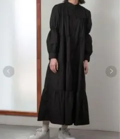 柄 ロングワンピース