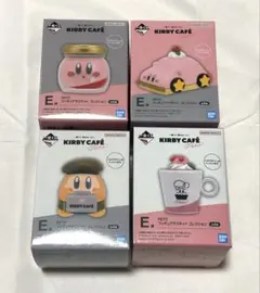 一番くじ　カービィカフェ E賞 フィギュアマグネット 4点セット