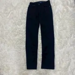 【美品】カジュアルパンツ　裏起毛　暖かパンツ　ブラック　Navy