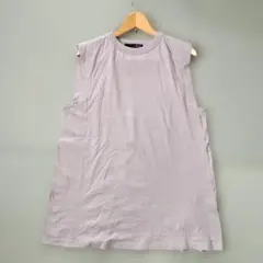 SUGAR SPOON　重ね着風　ノースリーブ　カットソー　Ａライン