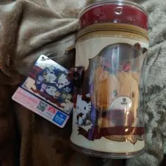 新品タグ付き ハローキティ タイニーチャム マスコット付きクリアポシェット