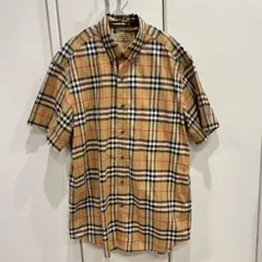BURBERRY バーバリー チェック柄 半袖シャツ M