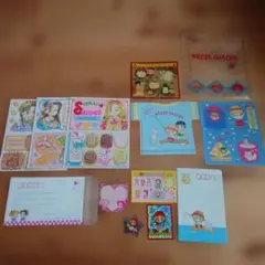 昭和レトロ　ちびまる子ちゃん 文房具 まとめ売り レターセット　当時物 昭和レトロ ちびまる子ちゃん 文房具 まとめ売り レターセット 当時物