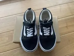 VANS オールドスクール　キッズ スニーカー ブラック