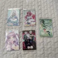 プリキュア　ウエハースカード5枚