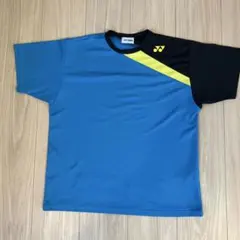 YONEX　ヨネックス　バドミントン　Tシャツ ユニ　S ブルー