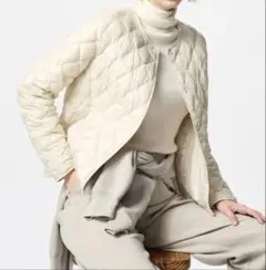 ユニクロ ウォームパテッド パフテックキルティングジャケット L