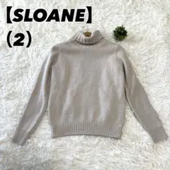 SLOANE スローン　3Gジーロンラム　カシミヤタートルネックニット（2）