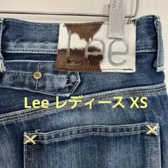 Lee（リー）シンチバック付 ハラコパッチ デニムジーンズ テーパードのサムネイル