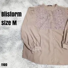 Blistorm ブリストーム ブラウス ベージュ レース M 1160のサムネイル