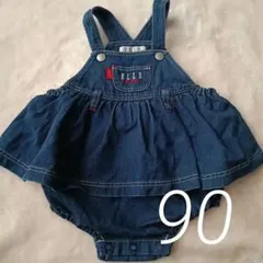 ELLE デニム サロペット 90 ダルマオールのサムネイル